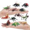 Simulation Insect Model Set Lizard Scorpion Spider Bee Ladybug Butterfly Mosquito Dragonfly Static Ornament