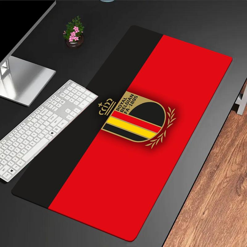 Belgian Football Association Emblem Mouse pad Mouse pad, Gaming Mouse Pad, keyboard pad, Desk Decor for computer notebook Fan Gift Birthday Gift