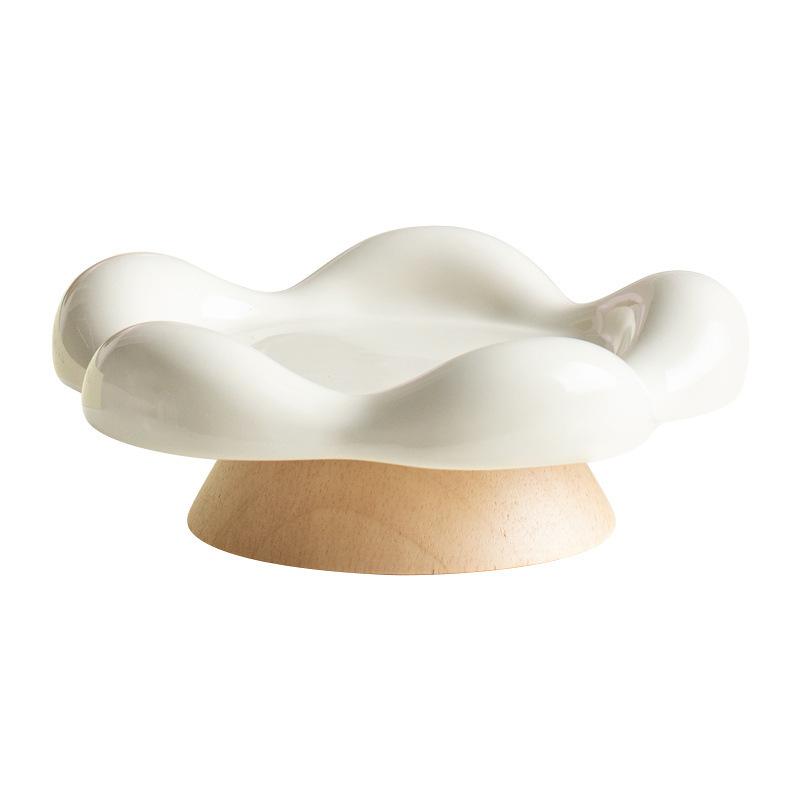 Pet Ceramic Bowl Cervical Spine Protection Cat Bowl Cat Food Snack Bowl Pet Dinner Plate Dog Food Bowl Pet Snack Tray
