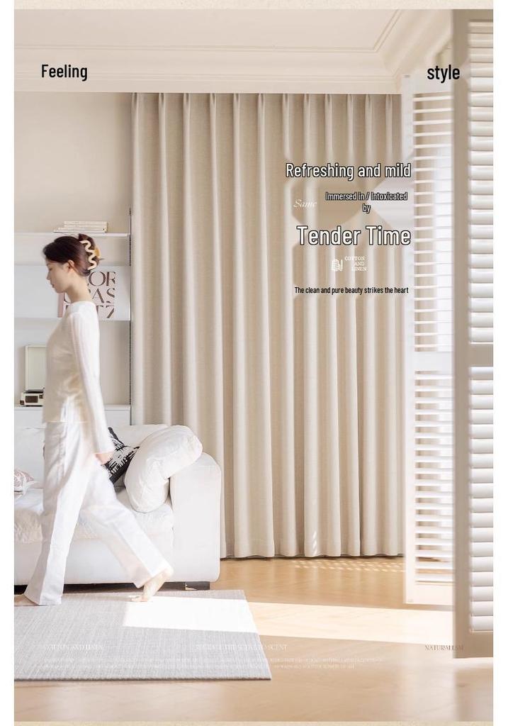 Double-Sided Full Blackout Modern Curtains for Living Room/Bedroom