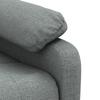 Vidaxl Foldable Armchair, Dark Grey, Fabric Upholstered