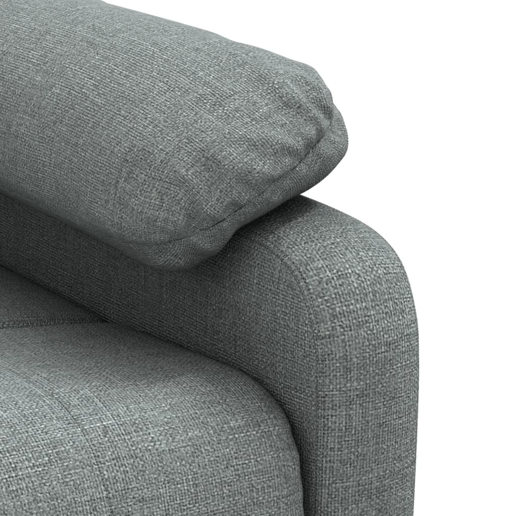 Vidaxl Foldable Armchair, Dark Grey, Fabric Upholstered
