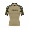 Heren Camo Rash Guard Korte Mouw UV-Bescherming Sneldrogend Duikpak Duiken Surfen Snorkelen Watersporten