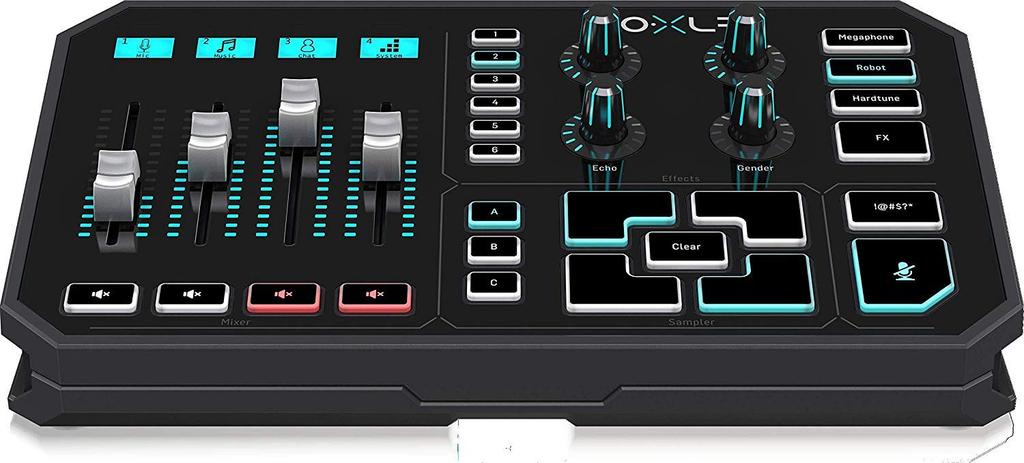 TC Helicon GO XLR Streaming Audio Interface & 4-Channel Mixer with Motorized Faders and Vocal Effects