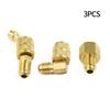 R410a Adapter, Converts 5/16 SAE Filling Vacuum Connector to 1/4 SAE, Made of Brass, for Mini Split System HVAC 2 Pack