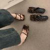 Leopard Print Flip Flops For Women Summer Soft Sole Beach Sandals Slip On Comfortable Casual Footwear