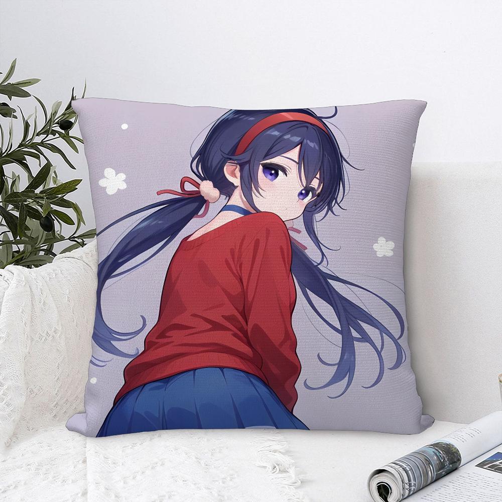 M-MiSide Mita Pillow Case Sofa Decorative Home Double-sided Print Plush Square Throw Pillow Covers Cushion Decor Cover