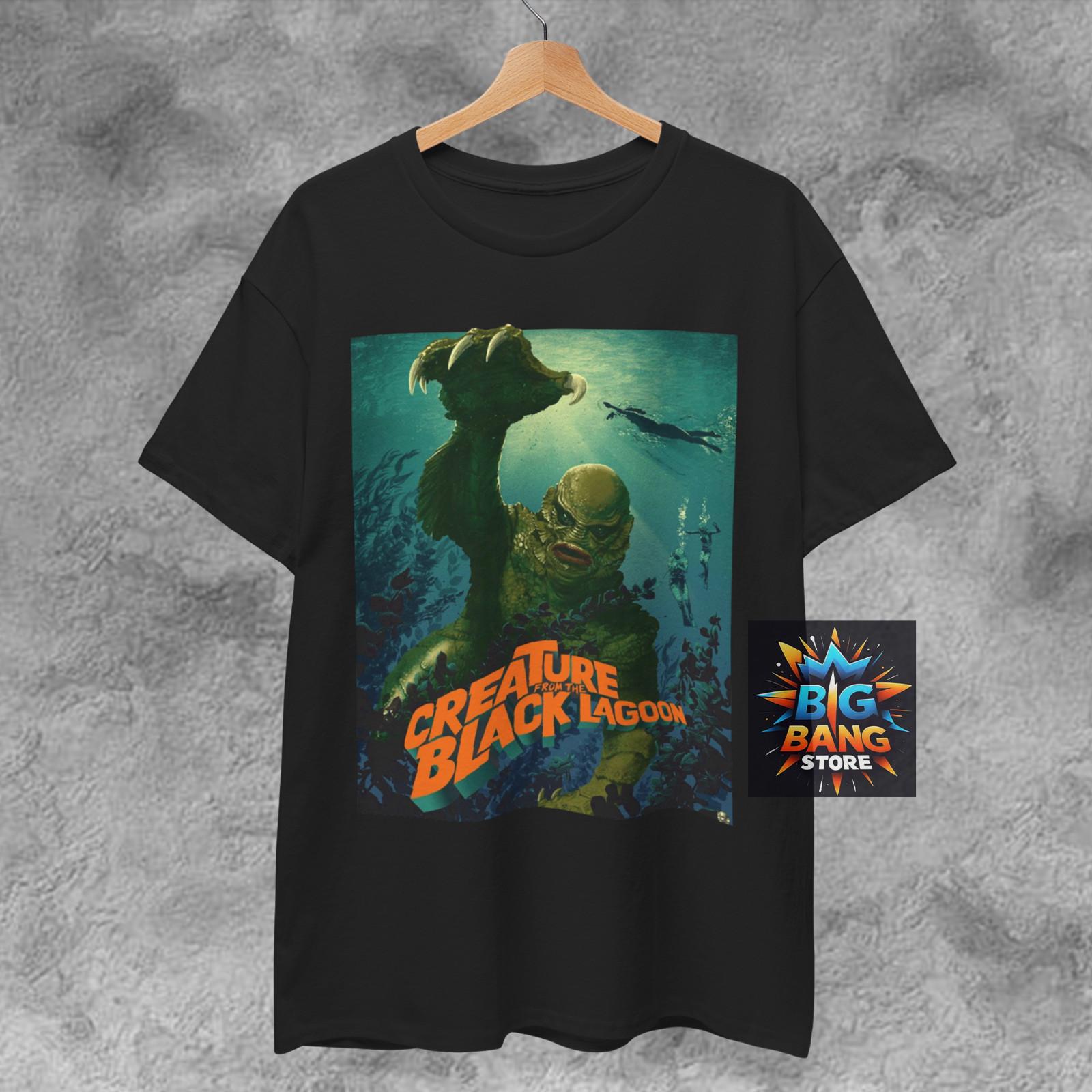 Creature from the Black Lagoon Horror Movie T-shirt Unisex Shirt XL