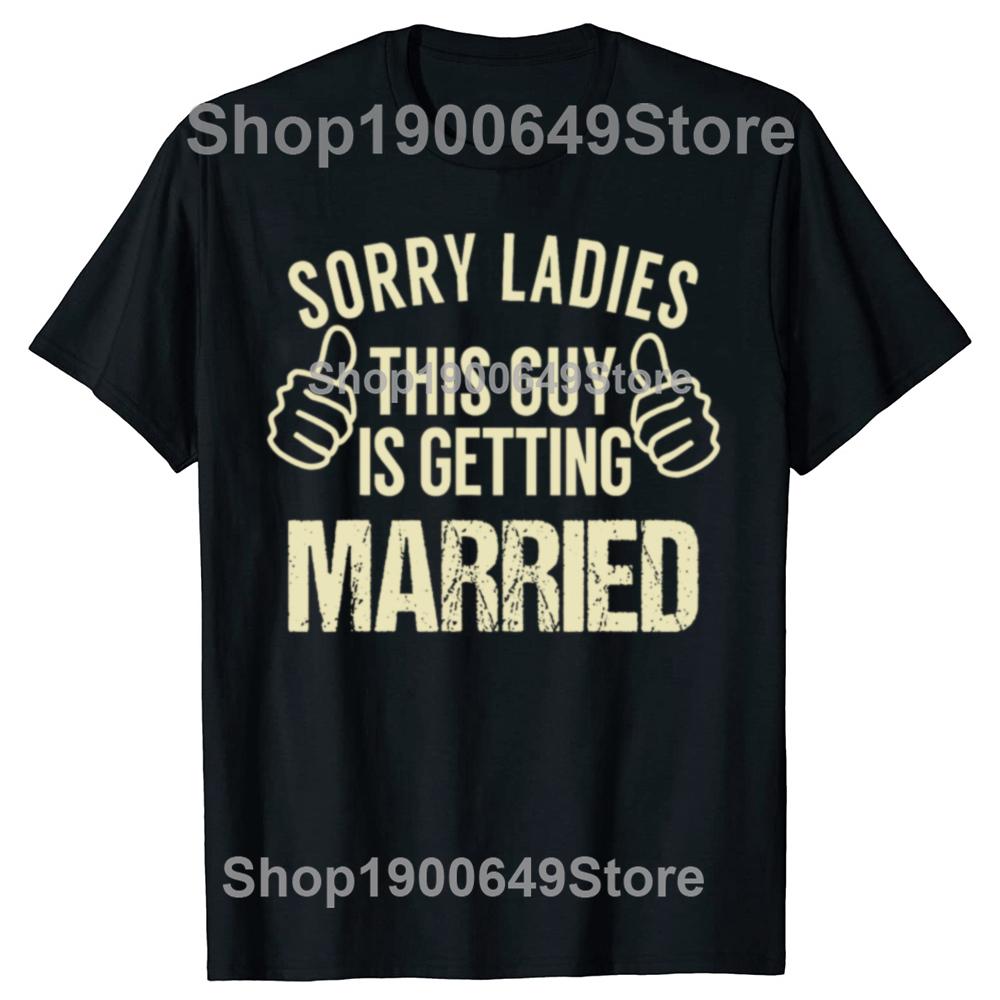 Grappige Vrijgezellenfeest Bruidegom Grafische T-shirts Mannen Dames Mode Casual T-shirt 100% Katoen Los Oversized Vrijgezellenfeest T-shirt