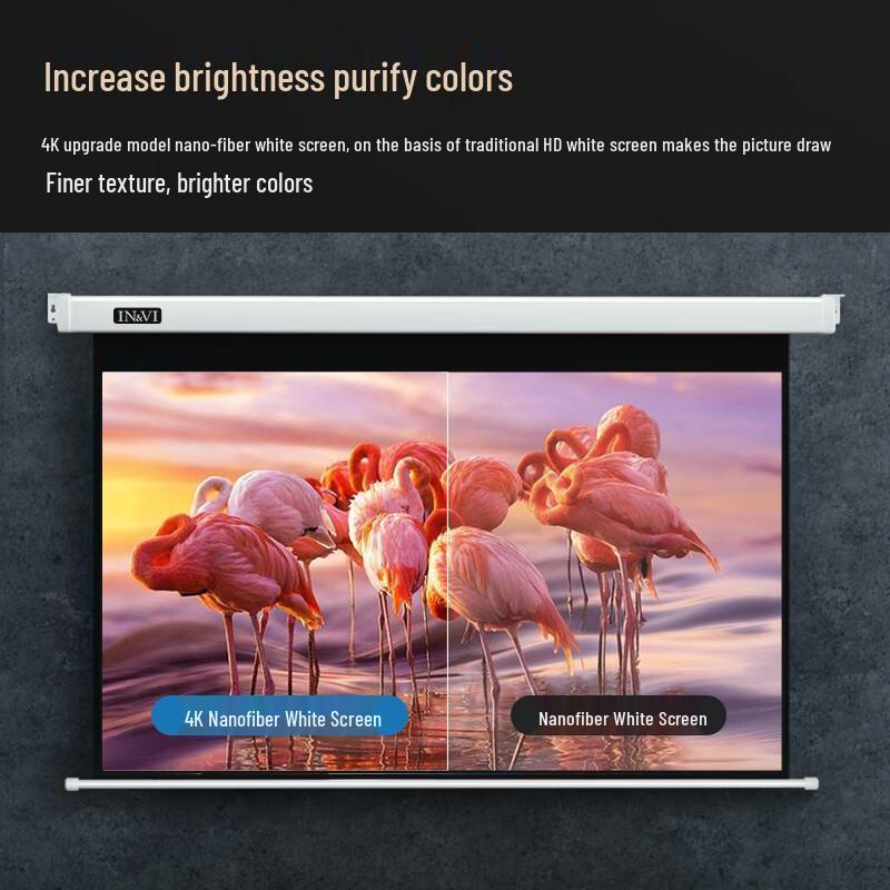 IN&VI DC-2 4K Nanofiber Electric Projector Screen