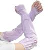 Ice Silk Sun Protection Sleeves with Finger Gloves - UV Protection, Breathable, Loose Fit for Men & Women