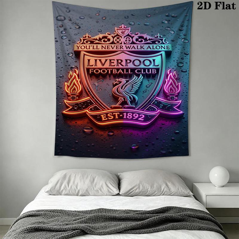 Never Alone Liverpool Fc Crest Threepiece Set 1 Duvet Cover 2 Pillowcase Without Core Christmas Birthday Gift Bedding Set