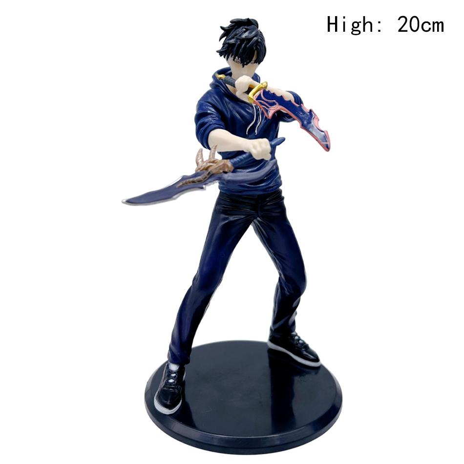 21cm Solo Leveling Sung Jinwoo Anime Figure Ore Dake Level Up Na Ken Shun Mizushino Action Figure Collectible Model Doll Toys