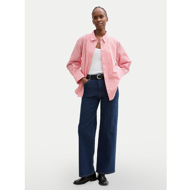 Рубашка Tom Tailor Denim Striped loose-fit shirt
