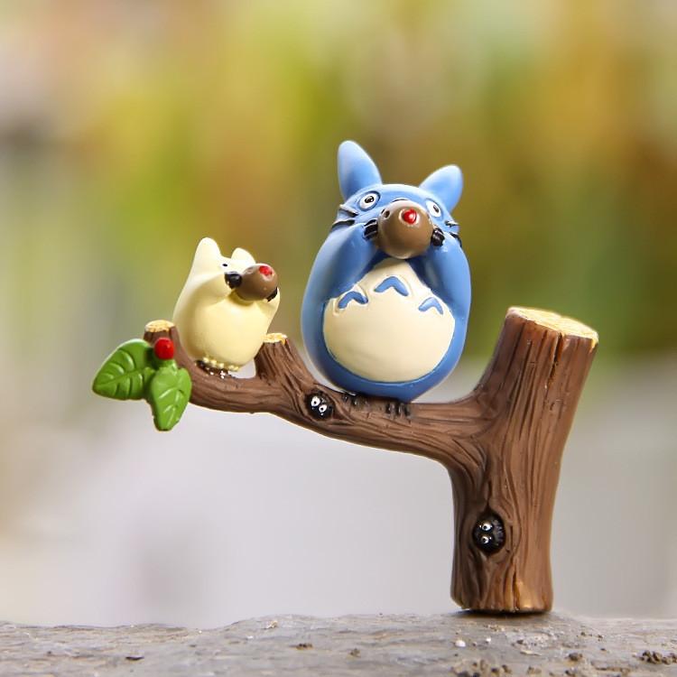 Neighbor Totoro My Tree Drinking Water Scene Model Ornaments Landscape Props