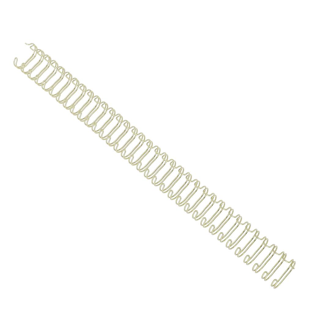 100 Stück 9 16-Zoll-Drahtbinderücken, 120 Blatt Kapazität, Spiralbindung mit Doppelring, Doppelringdrähte, Kammbindungsrücken