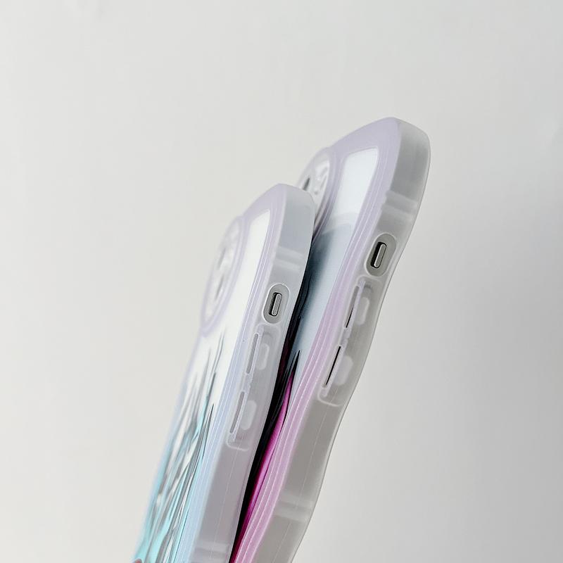 Wave Soft Phone Case For iPhone 15 OPPO A38 Reno 10 5G 8T Realme C55 C53 Samsung A54 A53 A52 A33 S23 S24 Ultra Redmi Note 12 Pro Note 11 Bumper Cover