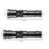 White Laser LED Flashlight Zoom function COB Side Light USB Rechargeable Torch Tail Magnet With Display Long Range Lamp