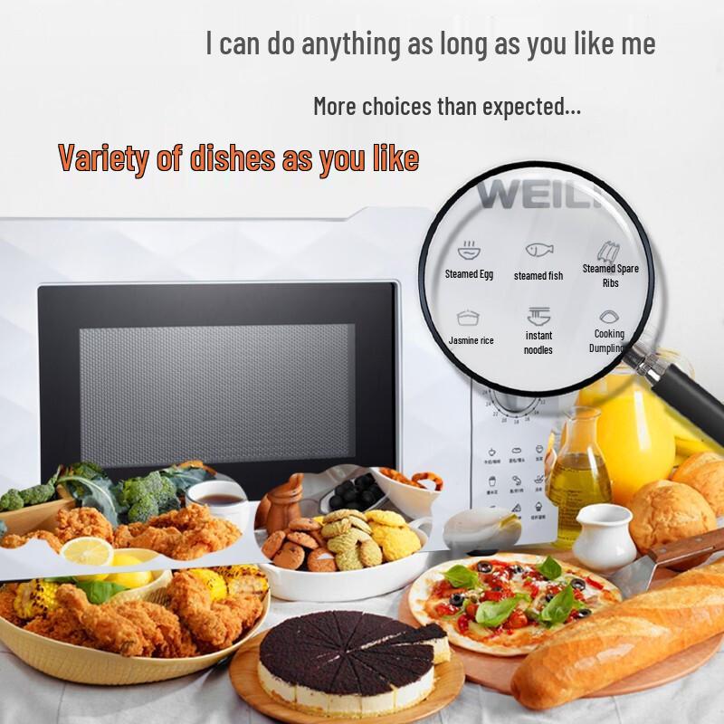 Compact 20L Turntable Microwave Oven with Even Heating - Classic Mechanical Model (D20MXP01)