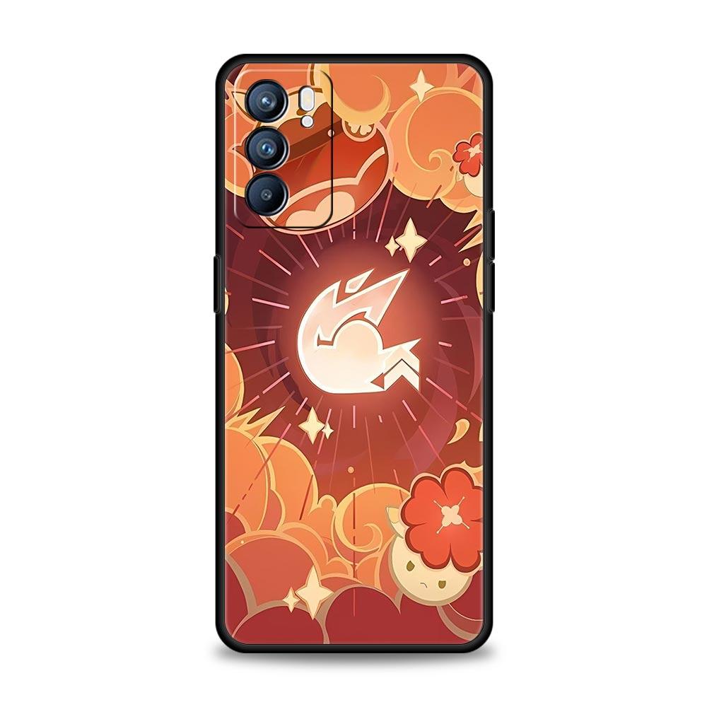Genshin Impact Phone Case For Oppo Reno13 Reno12 Reno11 F Reno10 Pro A54 5G Find X5 A53 A52 A9 A17 A57 A78 4G A79 A80 A98 Cover