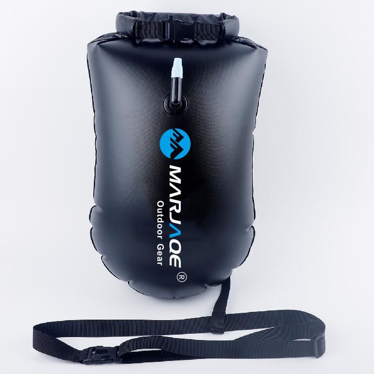 MARJAQE Waterproof Inflatable Swimming Storage Bag & Buoy