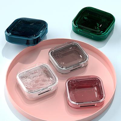 Organização Transparente Prático Portátil Dentadura Estojo De Banho Caixa De Suporte Retentor Estojo