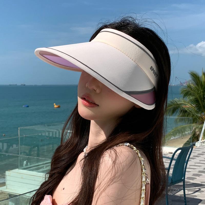 

Женская шляпа от солнца с большими полями, дышащая полиэстеровая ткань, регулируемая застежка, идеально подходит для летнего активного отдыха на свежем воздухе one size