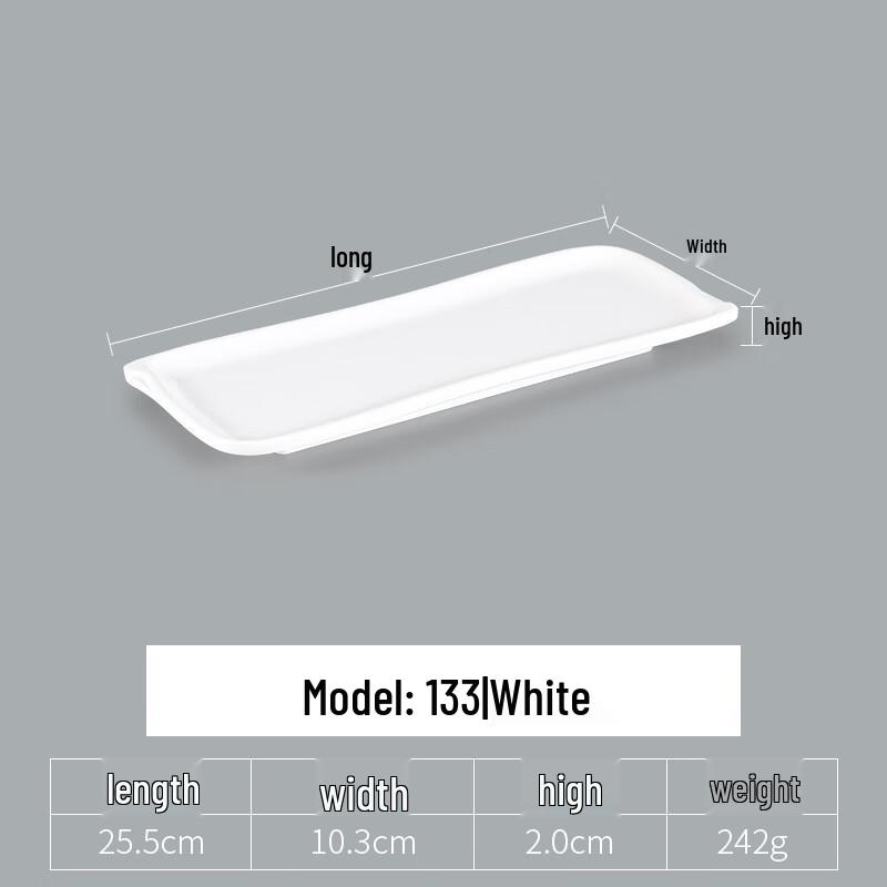 Handun Melamine Rectangular Food-Grade Serving Plate