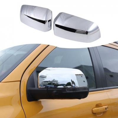 ABS Silver Side Rearview Mirror Cover Caps Trim For Ford Ranger  2024