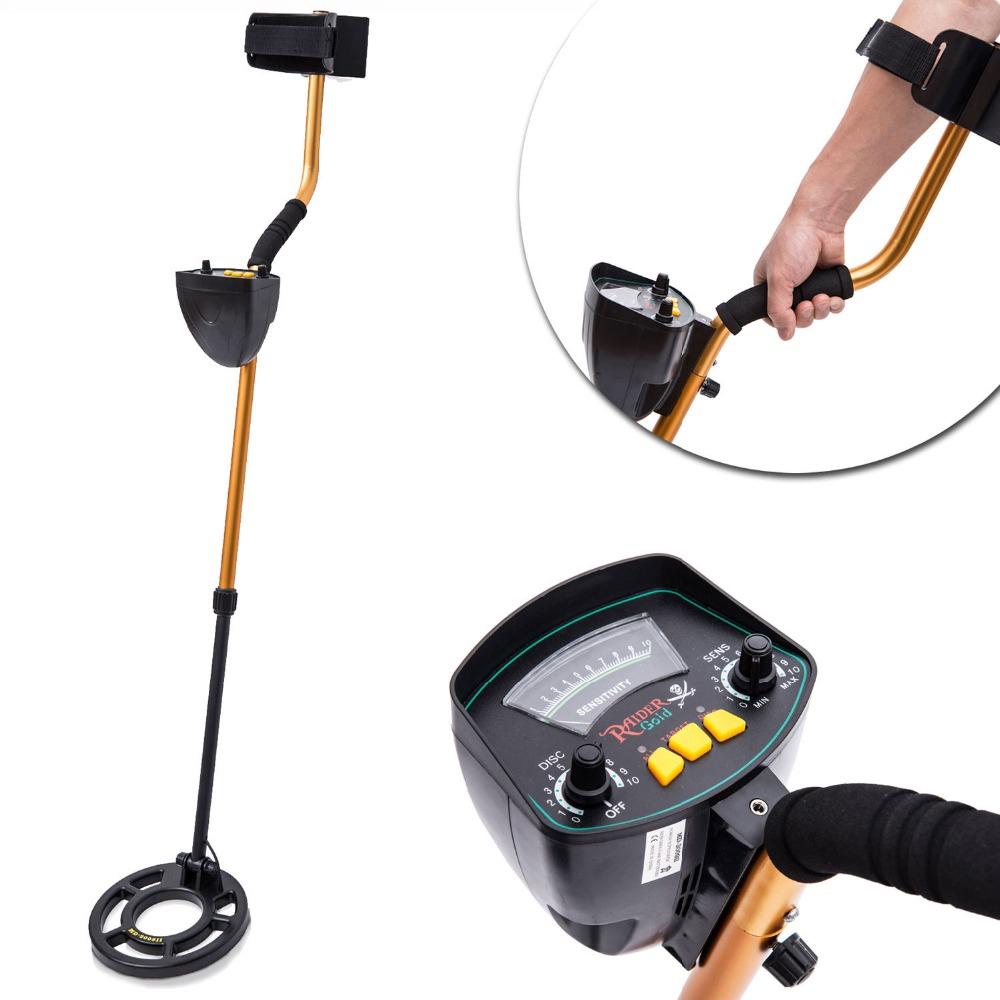 MD3009II Professional Underground Metal Detector Gold Ground Metal Detector Nugget High Sensitivity Sliver Finder Gold Gold & Black