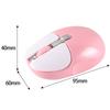 Wireless Mouse, 2.4Ghz USB Wireless, Optical, Stylish, Cute Rabbit Design, Rechargeable, Quiet Buttons, High Precision, Ergonomic, Portable, for Kids