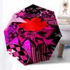 1pc Skull Butterfly Automatic Open, Windproof, Compact Travel Umbrella, Gift for Birthday, Christmas, Business 93030