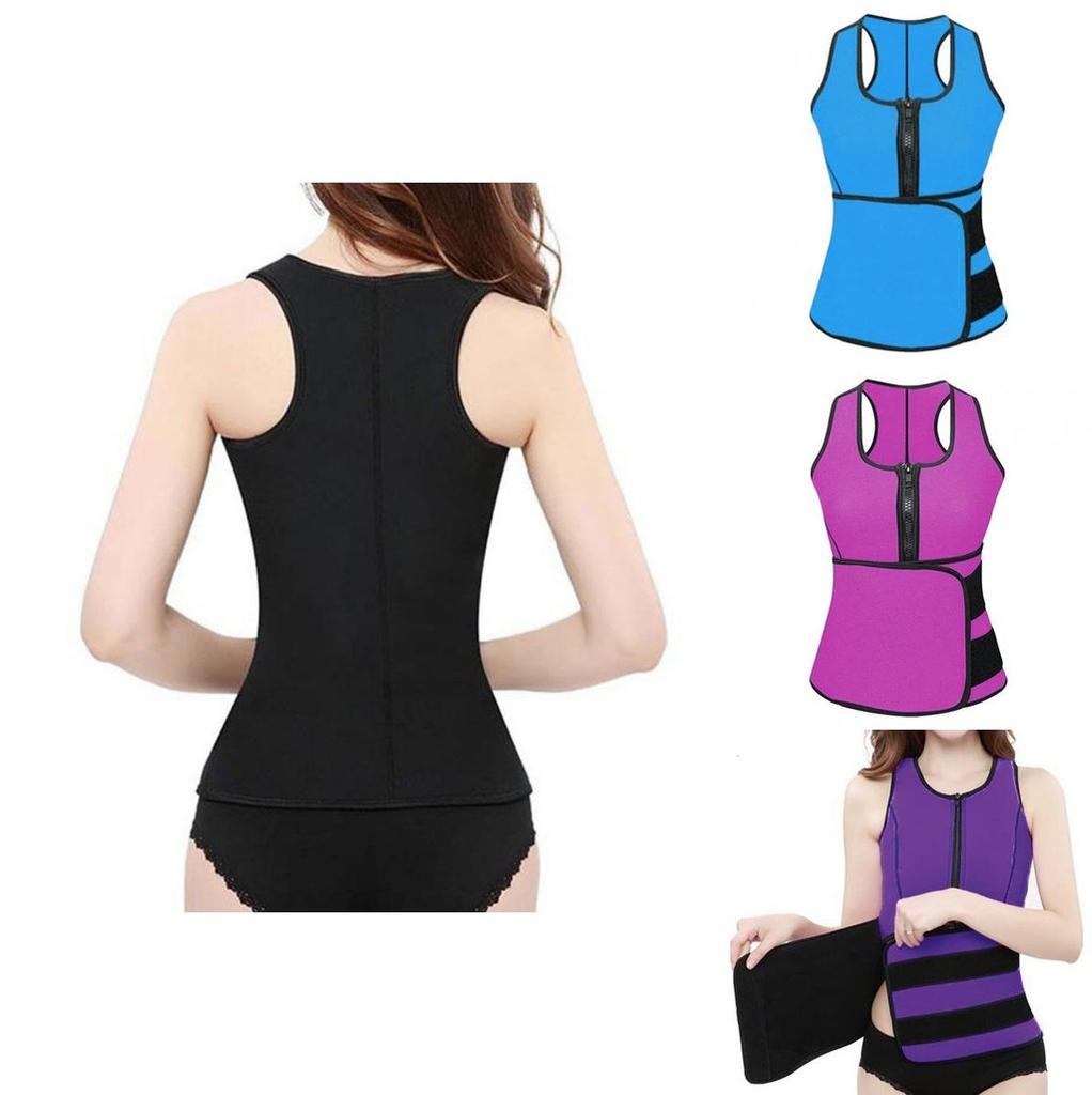 Timeless Women Waist Trainer Vest With Premium Quality Adjustable Sweat Belt Body Shaper For Gym Sessions