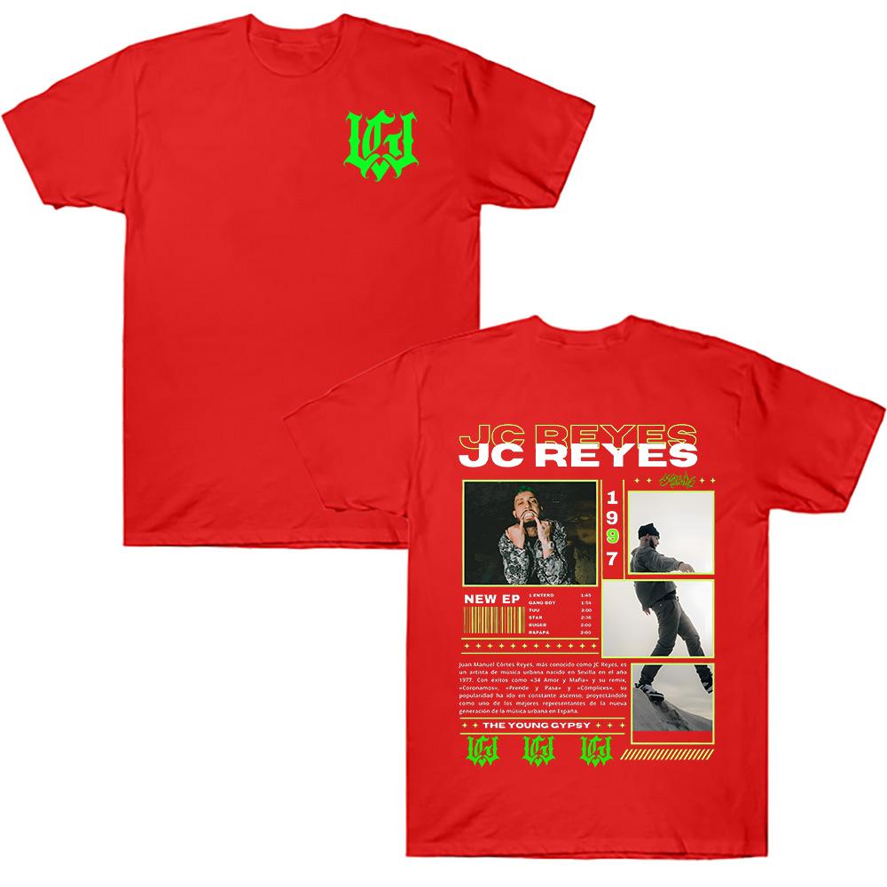 

Rapper Jc Reyes Album Tour 2025 Graphic T Shirts for Men Women Harajuku Hip Hop Fashion Cotton Tees Casual Oversized Streetwear S