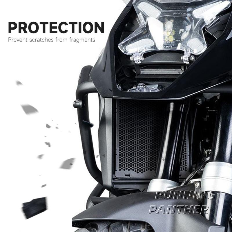 2023 2024 2025 Motorcycle Radiator Grille Guard Cover Oil Cooler Guard Protection Grille For BMW R1300GS ADV R 1300 GS Adventure