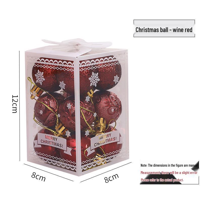 Set de Decoratiuni de Craciun Roz & Mate: Ornamente cu bilă luminoasă galvanizată pentru pom și tavan