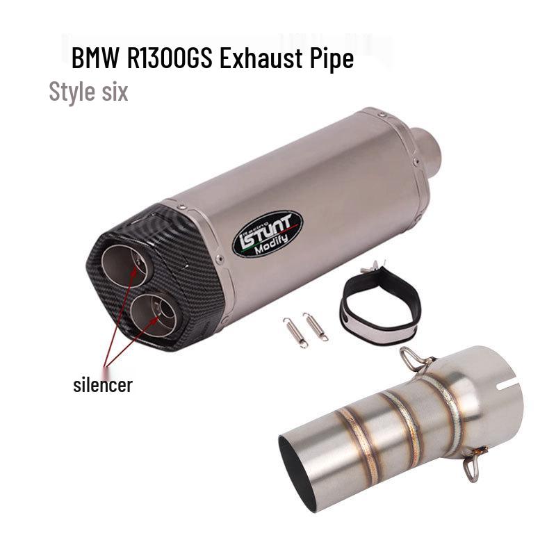 R1300GS ADV Exhaust Modification: Titanium Alloy Header, Mid-section, Tail Section