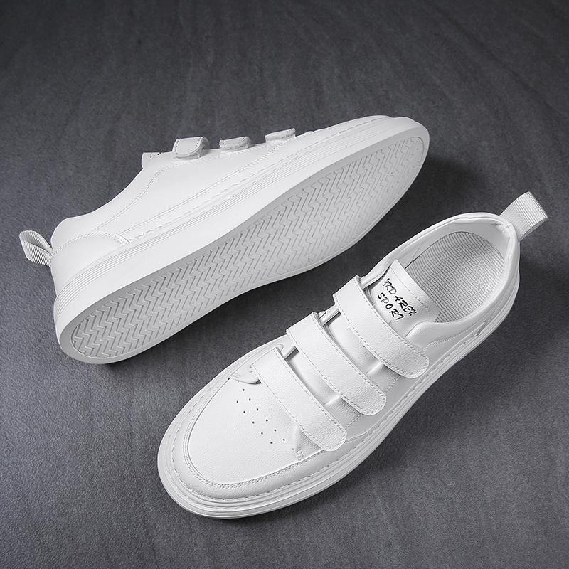 Casual Mens Shoes Fashion Designer Leather Skateboard Shoes Comfortable Outdoor Non-Slip Men Sport Walking Shoes Mocassin Hombre