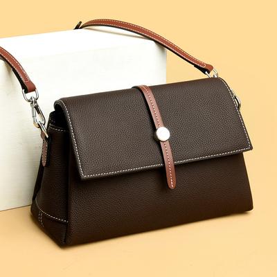 Sensação de Pele Couro Genuíno Macio Bolsa Tiracolo Mensageiro Feminina 100% Couro de Vaca Moda 2023 Bolsa Transversal Feminina Bolsas de Qualidade para Senhora