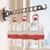 Wall Mounted Folding Drying Rack Space Aluminum Clothing Organizer  Bathroom