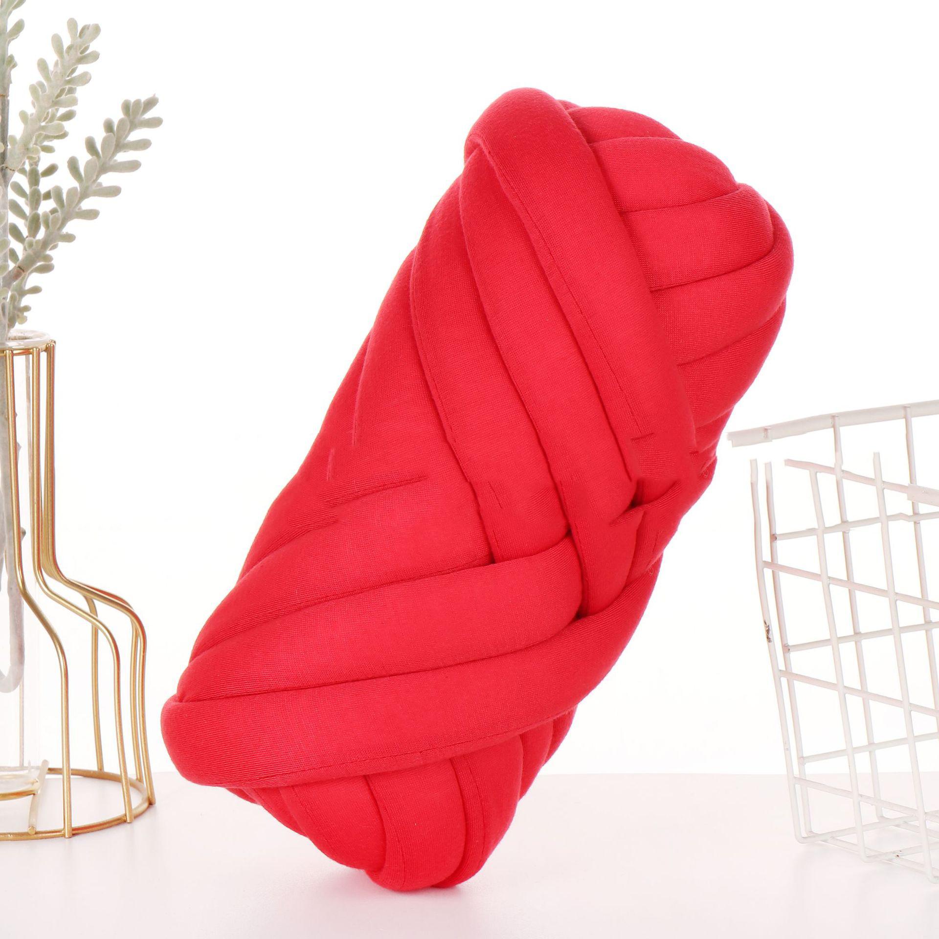 

Рукоділля В’язання гачком Пряжа Ins Товста ручна в’язана ковдра Diy Гніздо для собак і котів Загорнуте ліжко Дуже товсті тканинні смужки Dunking Heart Вовняна пряжа Ball 1000g