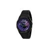 Customized Watch Modified Series Stainless Steel Case Waterproof Twilight Purple Quartz Men's Watch Purple Dial HeiSeMoShaBiaoKeBuXiuGangDai