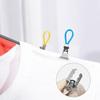 Woogim 10PCS Metal Hanging Towels Clip with Hanging Loop Kitchen Towels Clips Tea Towel Storage Clips for Home Kitchen Bathroom