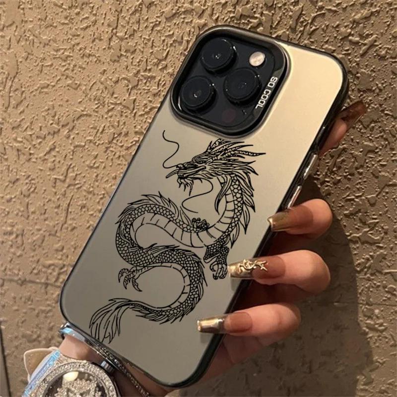 Luxury Cool Dragon Totem IMD Phone Case For  14 Cases  11 Lite 5G 13T 13 12T 12X 12 Poco X6 X5 F5 M6 Pro Hard Cover