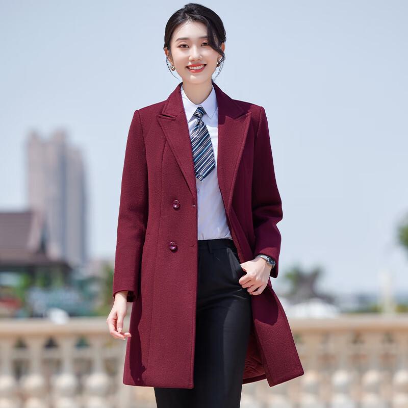 

Women s Professional Padded Wool Coat M