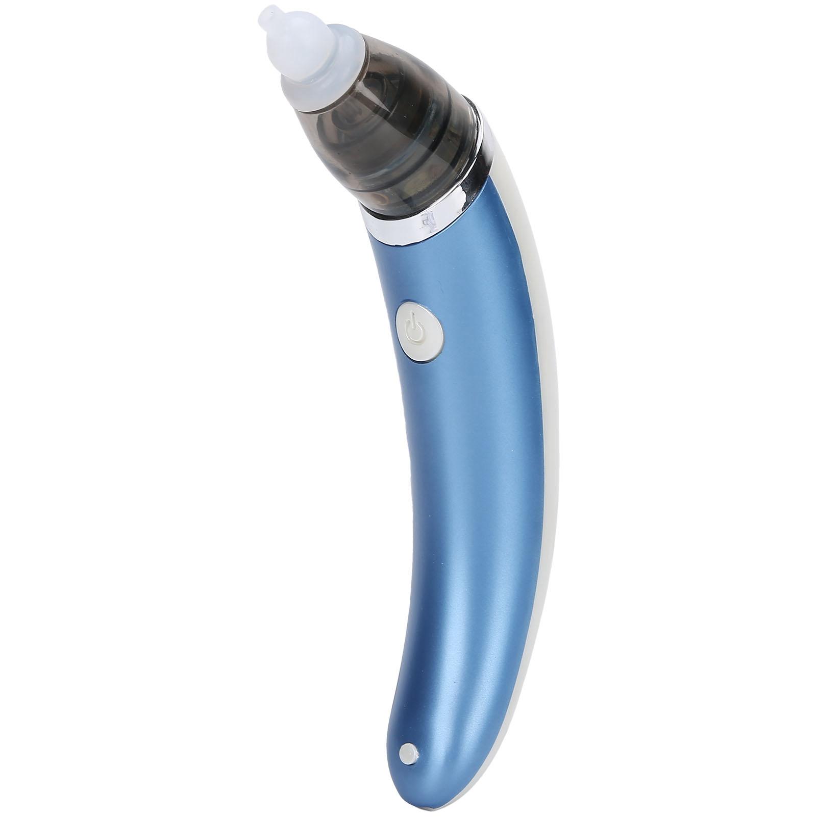 Electric Baby Nasal Aspirator Nose Cleaner Infant Nasal Mucus Snot Suction DeviceBlue