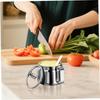 With Clear Lid and Handle Stainless Steel Seasoning Containers 500ml Spice Jars  for Home Kitchen