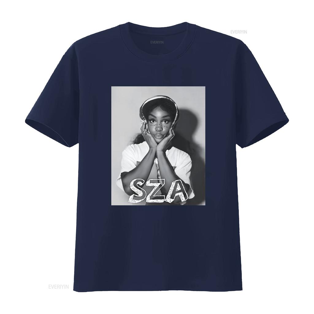 SZA Vintage T Shirt Music RnB Singer Rapper New Bootleg 90s Black Hip Hop PhotoshooT For Fan Vintage Washed Designer Clothes