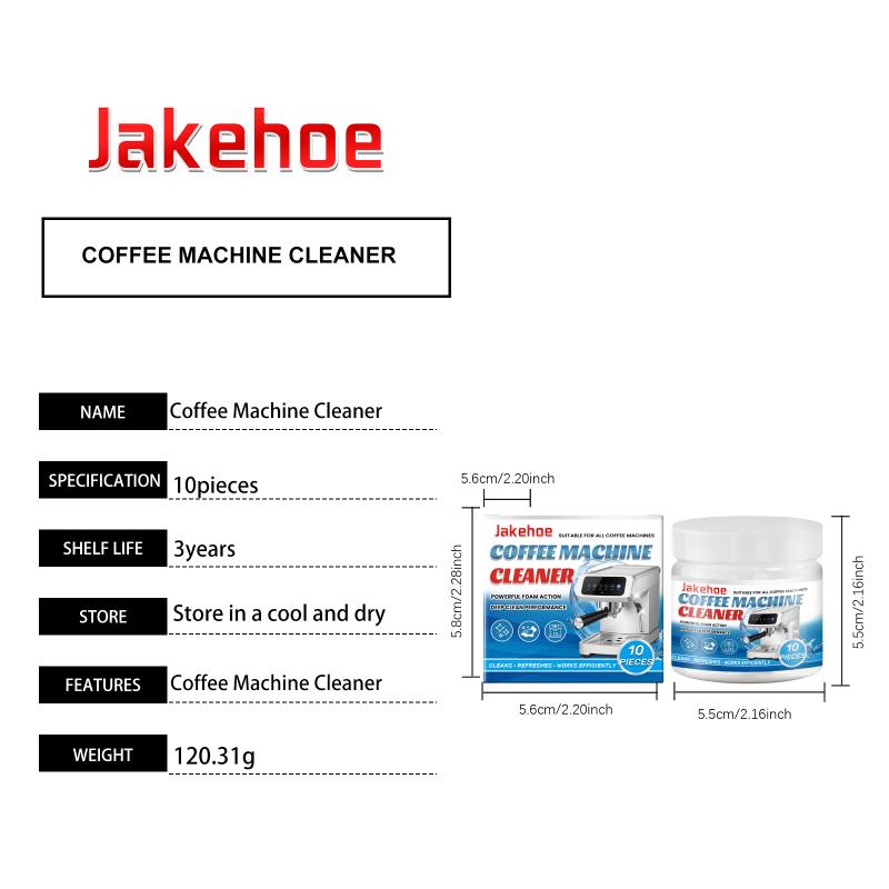 Descaling Agent for Coffee Machines Household Tablets Removes Tough Limescale Quick Cleaning Solution for Espresso Makers