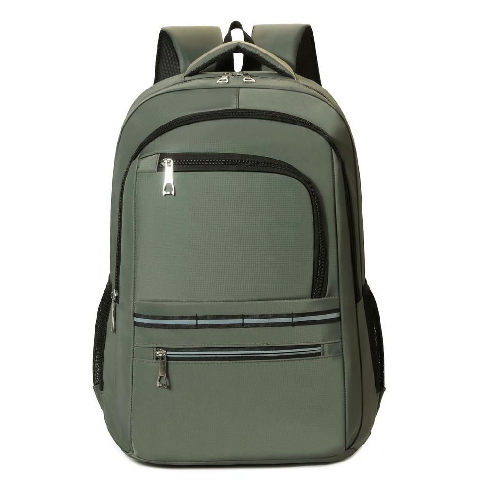 Spring New Laptop Backpack for Middle School Students Large Capacity Simple Fashion Bookbag Water-Resistant Breathable Black